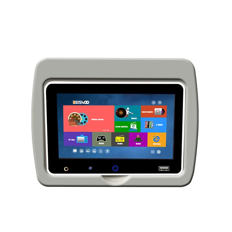 Smart tv on the bus 7 inch Car Rear Seat Android Screen