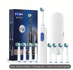 IPX7 Waterproof Round <b>Head</b> Rotating Electric <b>Toothbrush</b> for Flushing,electric Rechargeable Adult Electric <b>Toothbrush</b> - Product Image 2