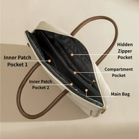Sacoche d'ordinateur portable personnalisée 14-16 pouces, étanche, grande capacité, pour bureau et mode, étui pour ordinateur portable, sac fourre-tout