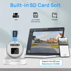 Mới nhất 8MP trong nhà Mini PTZ 5x Zoom hai cách âm thanh với IR đầy đủ màu sắc ánh sáng kép 4k HIK NVR tương thích tháp pháo PTZ máy ảnh - Product Image 5