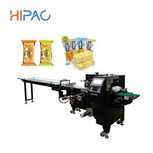 Máquina Envolvedora Automática Eléctrica de 3 Servomotores SZ-350 para Envasado de Alimentos (Snacks, Confitería) de Alta Productividad - Product Image 1