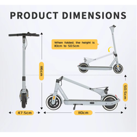 Trottinette électrique S05 City, 22 km/h, 350 W, pliable, freins à disque doubles, IPX4, batterie au lithium 5,2 Ah, charge maximale 120 kg, trottinette électrique écologique