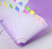 Carpeta de archivos expandible A6 de polipropileno
