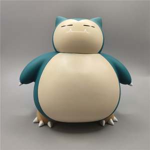 Tirelire en plastique Snorlax Pokémon, design animé pour enfants, taille 16 cm - Product Image 3