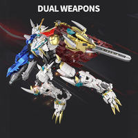 MOC Technical Paladin Ultimate Mecha Building Blocks Bricks Anime Mechanical Armor Robot Figures Toys Ornaments Kids Adults Gift
