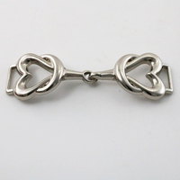 Logo personnalisé pour femmes métal alliage de zinc laiton or broche boucle carrée ornement plat chaîne de chaussures décorations boucles pour sandale