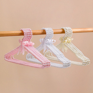 Cintres en <span class=keywords><strong>Plastique</strong></span> <span class=keywords><strong>Rose</strong></span> Perles pour Femmes - Product Image 6
