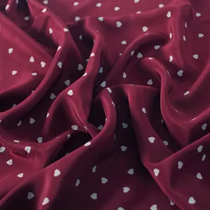 Impression Numérique en soie Robes Matériel 100% Tissu En Crêpe De Soie Pure