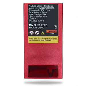 Módulo Láser de 450nm y <span class=keywords><strong>40W</strong></span> de Súper Potencia para Corte de Alta Resistencia, <span class=keywords><strong>Cabezal</strong></span> de Grabado Ultrarrápido para Materiales Gruesos - Product Image 1