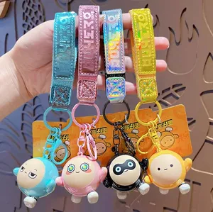 Manufacturer Keychain Professional Custom 3D Cartoon PVC Keychains Factory Bag Pendant For Gifts With Your Logo