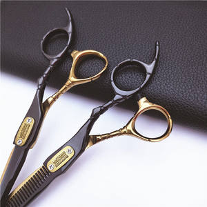 กรรไกรตัดผมมูนแดนซ์ สแตนเลสสตีล 62 มม. กรรไกรซอยผมด้ามยาว ดีไซน์แปลกตา สำหรับมืออาชีพ - Product Image 2