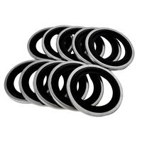 Metall-Gummi-Verbundunterlegscheibe mit NBR FKM Gummi M6 M8 M10 M12 M14 M16 Dichtungs-Unterlegscheibe