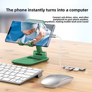 Station d'accueil Type C <span class=keywords><strong>4</strong></span> en 1 de haute qualité avec USB 2.0 + USB 3.0 et hub USB <span class=keywords><strong>4</strong></span> ports, câble de 30 cm pour ordinateur portable - Product Image 4
