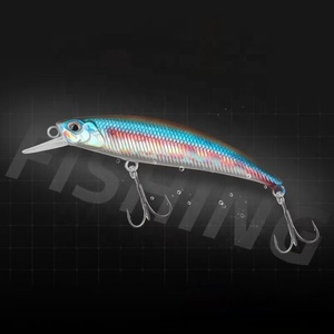 Leurre de pêche à la truite, au bar et au saumon, en ABS, pour la pêche en eau salée, <span class=keywords><strong>80</strong></span> mm 12 g, 70 mm 10 g, coulant, 80S 70S HJM01 - Product Image 4