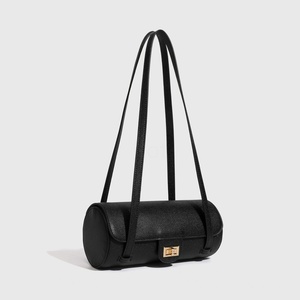 Sacs à main de luxe <span class=keywords><strong>pour</strong></span> femmes, tendance 2026, <span class=keywords><strong>sac</strong></span> cylindrique à <span class=keywords><strong>bandoulière</strong></span> <span class=keywords><strong>pour</strong></span> femmes, mini <span class=keywords><strong>sac</strong></span> à main en cuir PU avec fermoir - Product Image 6