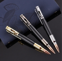 Nouveau stylo tactique d'action de boulon en forme de balle stylo de pistolet de luxe en métal