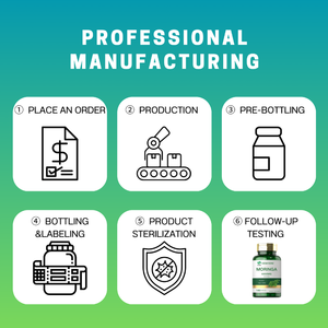 Oem <span class=keywords><strong>Moringa</strong></span> 180 <span class=keywords><strong>Capsules</strong></span>-Non-Gmo, Glutenvrije Supplementen - Product Image 5