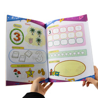 Livre personnalisé de haute qualité impression préscolaire éducatif enfants activité cahier d'exercices cahier d'exercices