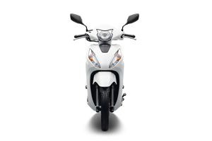 มอเตอร์ไซค์สีขาวสุดหรู 110 ซีซี เกียร์ออโต้ น้ำหนักเบา เหมาะสำหรับในเมือง ประหยัดน้ำมัน เครื่องยนต์ 4 จังหวะ ใช้เชื้อเพลิงเบนซิน จากผู้จำหน่ายมอเตอร์ไซค์ - Product Image 2