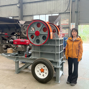 Trung Quốc Nhà máy cung cấp DIESEL di động Vàng khai thác mỏ Máy Nghiền hàm 250x400 Mini Di động máy nghiền đá - Product Image 2