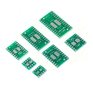 Lot de 10 adaptateurs de montage SOP vers DIP, cartes de test IC SOP8 SOT23 10 SOP16 SOP20 24 SOP28 TSSOP TQFP QFN, impression double face sur PCB - Product Image 1