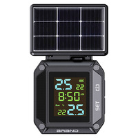Moniteur de pression des pneus numérique Lancol M-04, alimentation double moteur et solaire USB, capteur externe universel TPMS