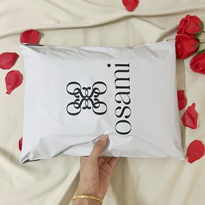 Custom White Postage Courier Polymailer Shipping Envelope Packaging Poly Mailer Mailing Bags for Clothing - Product Image 2