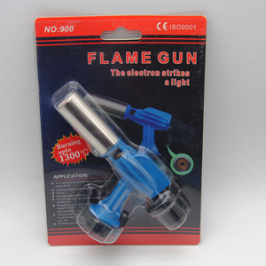 Hot-bán xách tay công suất cao Hàn ngọn đuốc màu xanh ngọn lửa bơm lại Windproof tay kim loại butan ngọn đuốc nhẹ hơn bút ngọn đuốc butan - Product Image 3