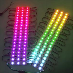 Led <span class=keywords><strong>pixel</strong></span> LED mô-đun ánh sáng 12V ws2811 75*15 mét 3 đèn LED màu sắc huyền diệu lập trình không thấm nước nhà máy giá rgbic màu LED mô-đun - Product Image 1