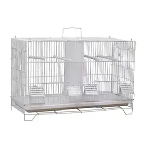 Indoor Metal Bird Cage Pet Alimentação Bird Cage Aço Canário Aço inoxidável Partição Aço Eco-friendly Animal Respirável CN;JIA