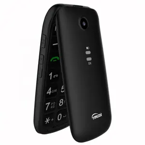 Thiết Kế Cơ Bản 1.77 "GSM Unlocked Điện Thoại Lật Cao Cấp Bàn Phím Gấp Điện Thoại Di Động Với Nút SOS, Đèn Pin