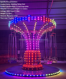 <span class=keywords><strong>2025</strong></span> Tùy chỉnh công viên giải trí cưỡi xoay ghế bay vui vẻ đi Vòng trẻ em đu ghế băng chuyền âm nhạc để bán - Product Image 2