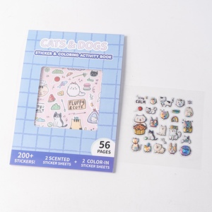 <span class=keywords><strong>Livre</strong></span> de coloriage pour enfants personnalisé avec des autocollants adhésifs et un <span class=keywords><strong>livre</strong></span> d'activités sur les animaux - Product Image 2