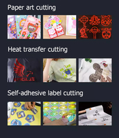 Professionelle Desktop-CNC-Vinylschneidemaschine für Aufkleber, Abziehbilder, Papierhandwerk und Thermotransferpapier