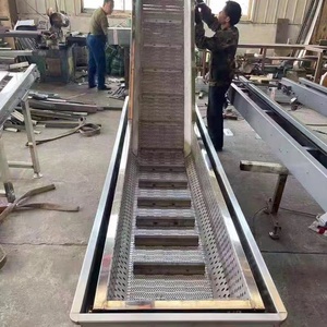 Cấp thực phẩm nguyên liệu bột sắn máy băng tải tấm Xích băng tải - Product Image 4