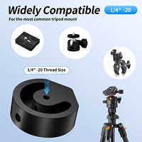 Vente en gros Mini4 Support en aluminium Chaîne étoile transfrontalière Pan/Tilt Adaptateur Support de téléphone Support Alliage Montage direct d'usine Stands
