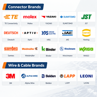 Faisceau de câbles automobile 18-24AWG avec connecteur étanche 2-8 broches, personnalisé OEM pour systèmes électriques de véhicules