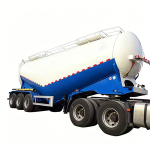 Semirremolque <span class=keywords><strong>Cisterna</strong></span> de <span class=keywords><strong>Cemento</strong></span> de 3 Ejes y 60T en Forma de V <span class=keywords><strong>para</strong></span> Transporte de <span class=keywords><strong>Cemento</strong></span> a Granel - Product Image 1