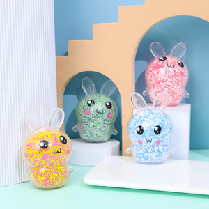Wholesale New High Quality Popular Wholesale Colorful TPR Rabbit Shape Anti-Stress Relieve Stress Toy <b>Squishy</b> Ball - Product Image 3