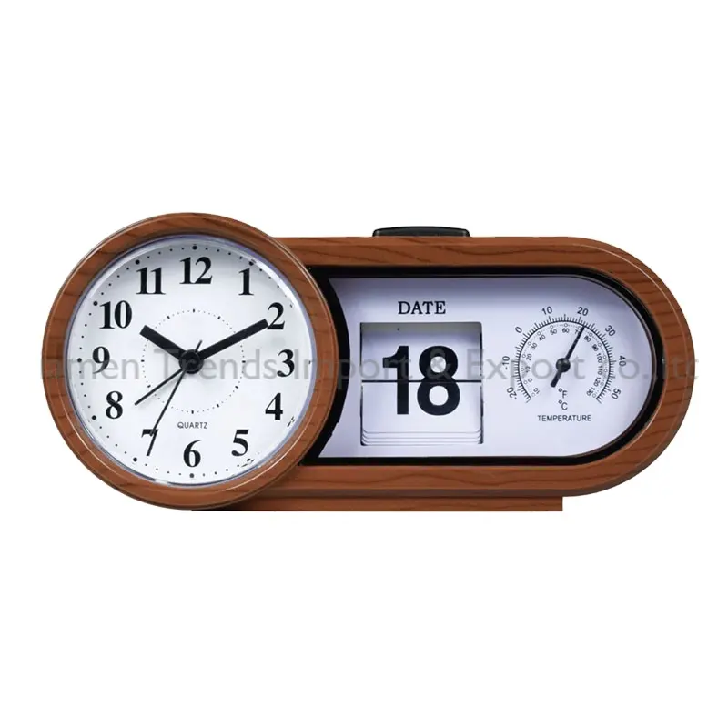 cool wooden flip clock