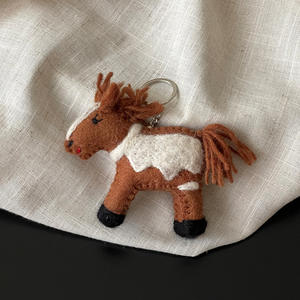 बैलेटिंग ऊन सुई को लगा ऊंट भेड़ घोड़े के कुत्ते को कीचेन बैग सजावट के लिए जातीय शैली कार सजावट - Product Image 6