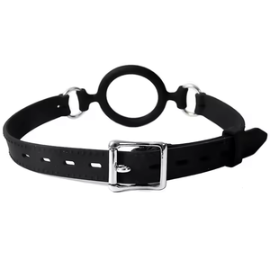 Conception populaire en cuir bouche Gag balle BDSM esclave Sexy Bdsm Bondage <span class=keywords><strong>langue</strong></span> anneau jouets sexuels pour adultes - Product Image 3