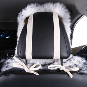 Universal Fuzzy <strong>Sheepskin</strong> <strong>Car</strong> <strong>Seat</strong> <strong>Covers</strong> for Auto Australian Long Wool Adult Man/Women <strong>Sheepskin</strong> Fur Cushion - Product Image 5