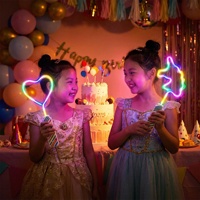 Bâton lumineux LED néon coloré en plastique, effet arc-en-ciel, jouet pour enfants, NOUVELLES ARRIVÉES, accessoires pour spectacle de maternelle et fête d'anniversaire