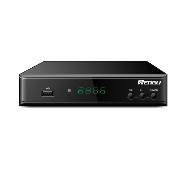 China Factory FTA Channels H.265 T2 Decoder HEVC Digital DVB-T2 Receiver Set Top Box