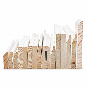Plinthe <span class=keywords><strong>en</strong></span> bois massif blanc apprêté pour décoration intérieure, vente <span class=keywords><strong>en</strong></span> gros - Product Image 3