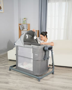 Moisés para bebé, cama de noche, cuna portátil para recién nacido a Bebé con malla transpirable - Product Image 2