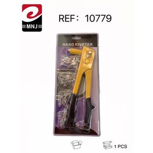 Hand Riveter Tool With Rivets Set For Metal Repair And Assembly 1 Pcs - Product Image 1