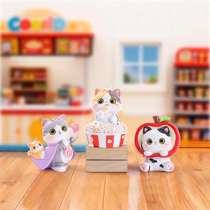 Snack Purr Blind Box Mini Gattini in Resina che si abbordano a ciambelle, gelato e altro, Made in China, Unisex, dai 7 anni in su - Product Image 4