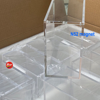 Boîte de présentation acrylique SHP Premium ETB Elite Trainer Box, transparente, magnétique, anti-poussière, protection UV, épaisseur 6 mm